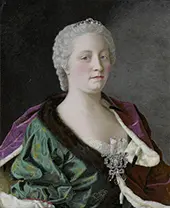 Empress Maria Theresia of Austria By Jean-Etienne Liotard