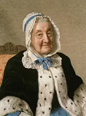 Marthe Marie Tronchin c1758 By Jean-Etienne Liotard