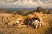 Reapers Noonday Rest 1865 By John Linnell