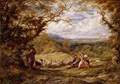 The Sheep Drive 1863 By John Linnell