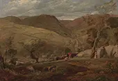 View in Dovedale 1815 By John Linnell