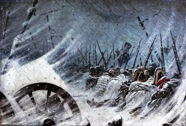 Night Bivouac of Great Army By Vasily Vereshchagin