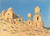 Shah I Zinda Mausoleum in Samarkand By Vasily Vereshchagin