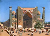 Square in Samarkand By Vasily Vereshchagin