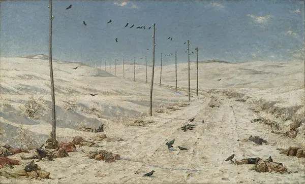 The Road of the War Prisoners By Vasily Vereshchagin