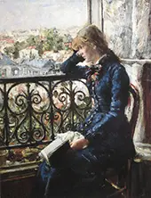 At the Window 1881 By Hans Heyerdahl