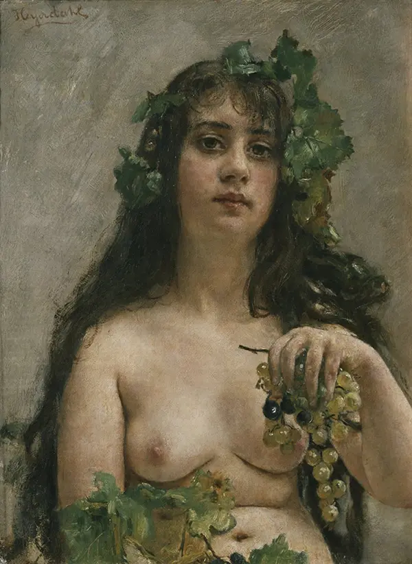 Champagne Girl By Hans Heyerdahl