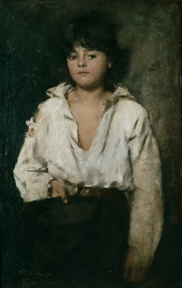 Italian Boy By Hans Heyerdahl