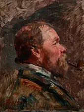 Male Portrait By Hans Heyerdahl