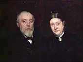 Portrait of the Artist's Parents By Hans Heyerdahl