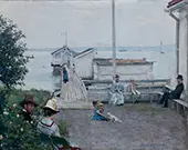 The Bath House at Asgardstrand By Hans Heyerdahl