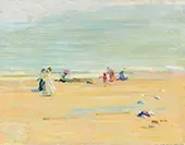 An English Beach By Helen Galloway McNicoll