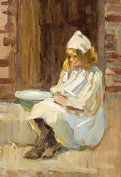 Girl with a Wash Bowl By Helen Galloway McNicoll