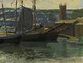 Harbour Scene By Helen Galloway McNicoll