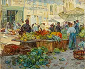 Marketplace 1910 By Helen Galloway McNicoll