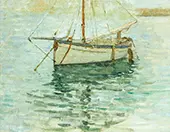 Moored Boat By Helen Galloway McNicoll