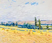 Wheat Stooks By Helen Galloway McNicoll