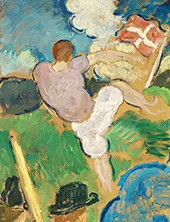 A Football Player International Match By Harald Giersing