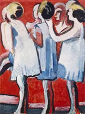 Dansers Tidying Themselves By Harald Giersing