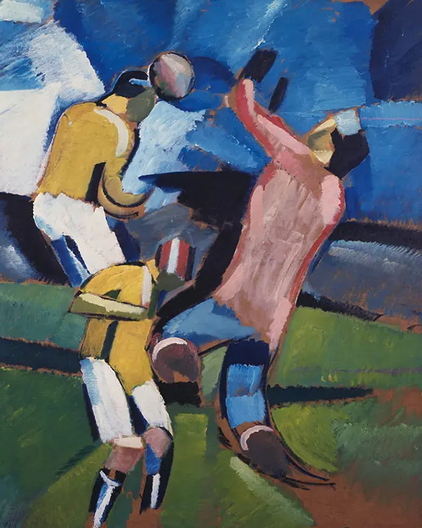 Football Soccer Players By Harald Giersing