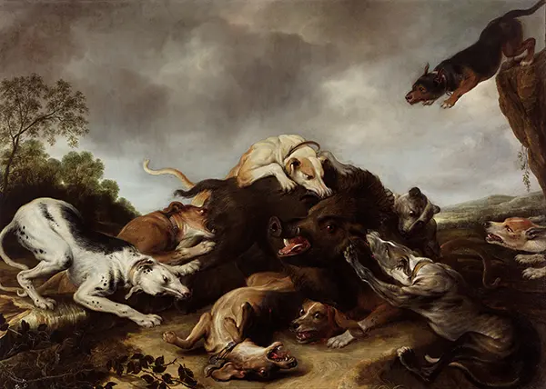 The Boar Hunt By Frans Snyders