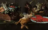 Kitchen Still Life By Frans Snyders