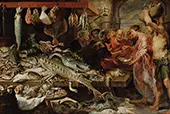 Fish Market Tribute Money 1621 By Frans Snyders