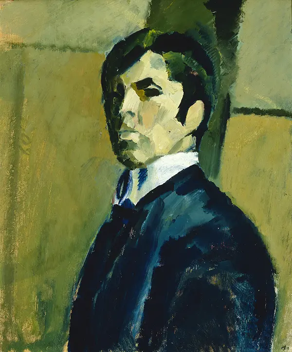 Self Portrait 1915 By Harald Giersing