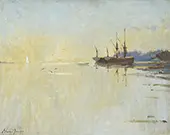 First on the Tide By Edward Seago