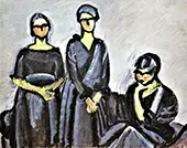 Three Ladies in Black By Harald Giersing