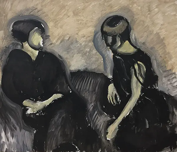 Two Ladies By Harald Giersing