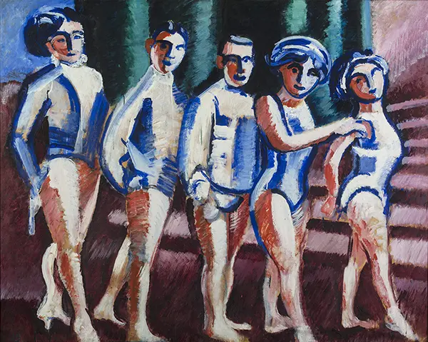 Variety Act at the Music Hall 1924 By Harald Giersing