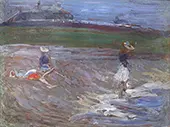 Children on the Beach Southwold 1894 By Philip Wilson Steer