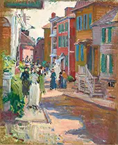 New England Street Scene By Mary Bradish Titcomb