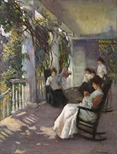 Morning at Boxwood ca1910 By Mary Bradish Titcomb