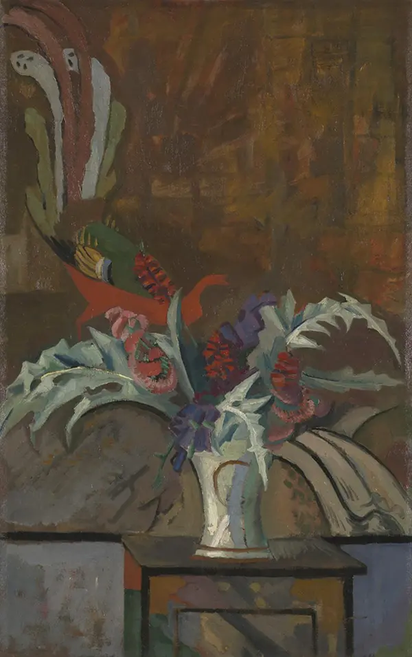 Still Life Flowers 1912 By Roger Fry