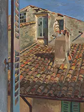 Rooftops St Tropez By Roger Fry