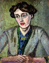 Portrait of Virginia Woolf 1917 By Roger Fry