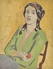 Portrait of Vanessa Bell 1911 By Roger Fry