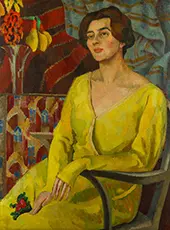Lalla Vandervelde 1917 By Roger Fry