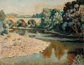 Bridge Over the Allier 1933 By Roger Fry