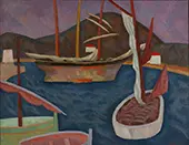 Boats in a Harbour 1915 By Roger Fry
