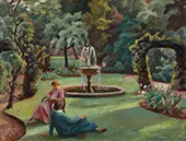 A London Garden By Roger Fry