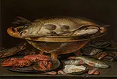 Still Life with Fish By Clara Peeters