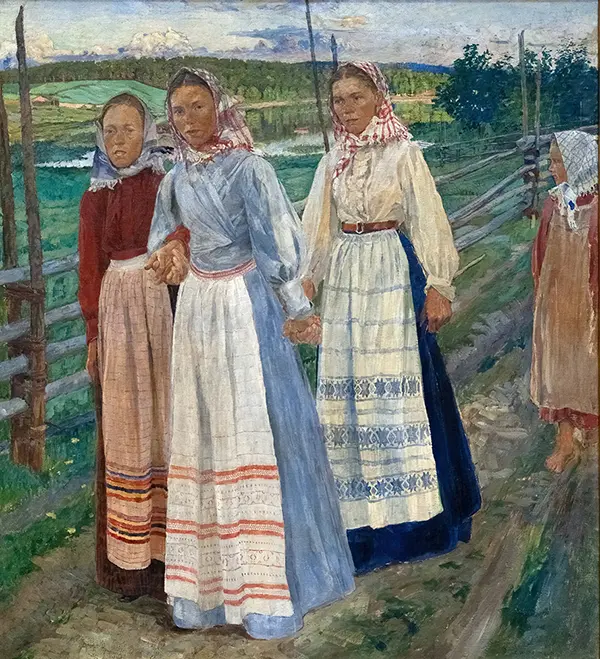 Saturday Evening 1900 By Carl Wilhelmson