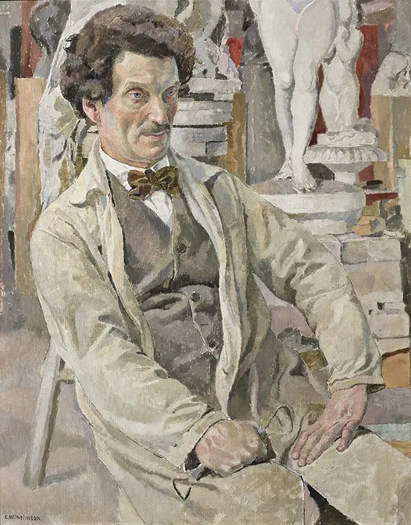 Portrait of Carl Eldh By Carl Wilhelmson