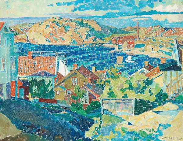 Autumn Day Fiskebackskil 1915 By Carl Wilhelmson