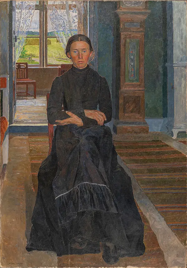 The Farmer's Daughter 1902 By Carl Wilhelmson