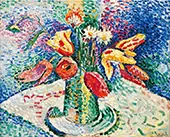 Parrot Tulips 1905 By Henri Matisse