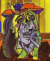 Weeping Woman 1937-2 By Pablo Picasso